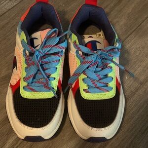 Champion Colorful Sneakers - Black, Red, Blue, Cream